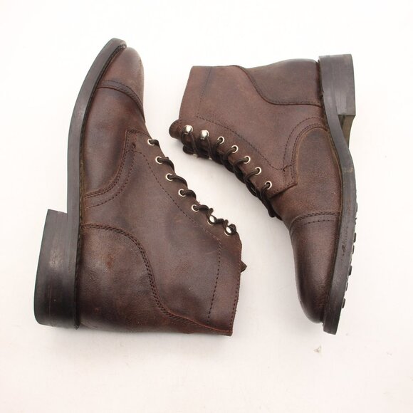 Thursday Boots Everyday Captain Canyon Men’s 9.5 Cap Toe Brown Leather Boots main image 7